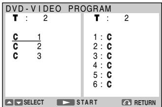SHARP DV-NC65S - Press  or  to select the desired title and then press ENTER. - 1