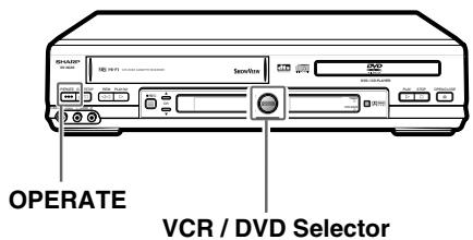 SHARP DV-NC65S - When connecting a TV with the DVD/VCR shared output jacks - 4