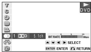 SHARP DV-NC65S - Use  or  to select and then press ENTER. - 1
