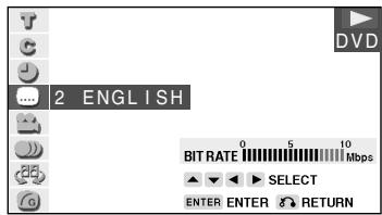SHARP DV-NC65S - Use  or  to select and then press ENTER. - 1
