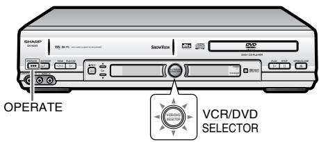 SHARP DV-NC65S - Preparing to Watch a VCR or a DVD - 1