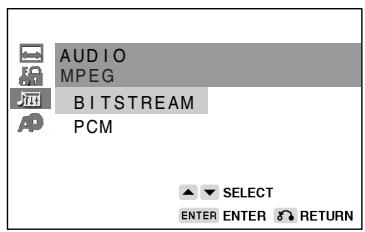 SHARP DV-NC65S - Setting the MPEG - 1