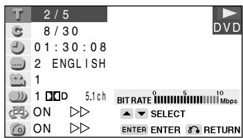 SHARP DV-NC65S - Press FUNCTION CONTROL during playback. - 1