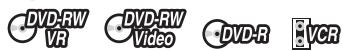 SHARP DV-RW250S - Dubbing a tape onto a disc or a disc onto a tape - 1