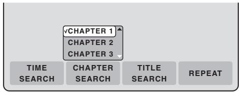 CHAPTER 1 CHAPTER 2 CHAPTER 3 TIME SEARCH CHAPTER SEARCH TITLE SEARCH REPEAT