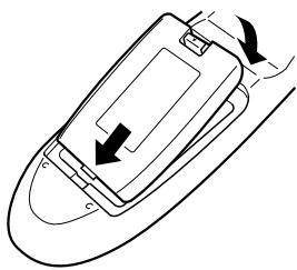 SHARP LC-20A2E - Installing Batteries in the Remote Control - 3