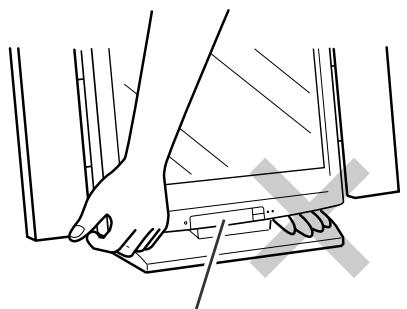 SHARP LC-20A2E - Notes on Lifting - 1