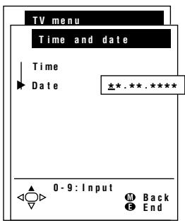 SHARP LC-20A2E - Setting Time and Date (Manual) - 4