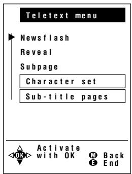 SHARP LC-20A2E - Teletext (Continued) - 2