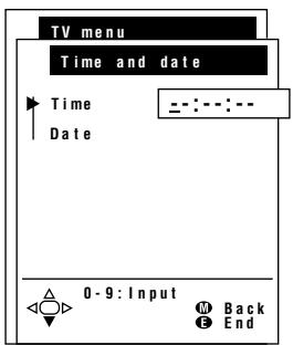 SHARP LC-20A2E - Setting Time and Date (Manual) - 3