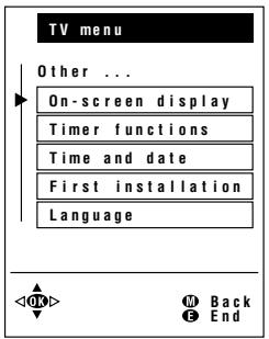 SHARP LC-20A2E - On-screen Display - 2