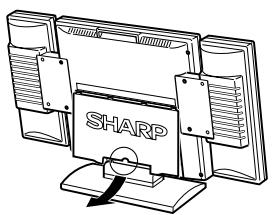 SHARP LC-20A2E - Removing Back Cover - 1