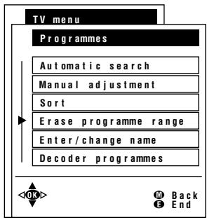SHARP LC-20A2E - [4] Erase programme range - 2