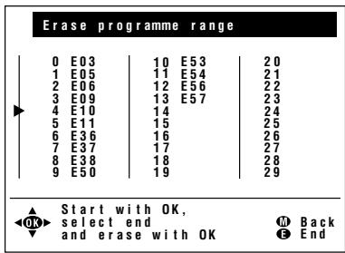 SHARP LC-20A2E - [4] Erase programme range - 5