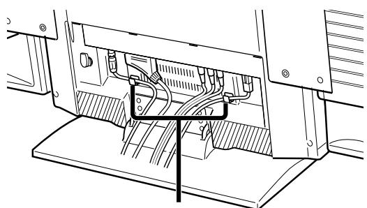 SHARP LC-20A2E - How to fix the cables - 1
