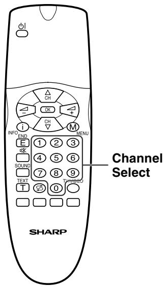 SHARP LC-20A2E - Using Channel Select - 1