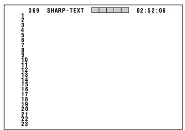 SHARP LC-20A2E - [1] Turning on and off Teletext mode - 2