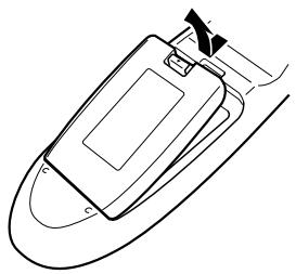 SHARP LC-20A2E - Installing Batteries in the Remote Control - 1