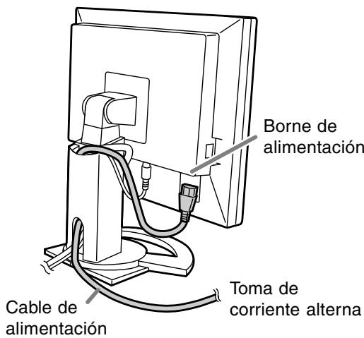 SHARP LL-T1520 - Conexión del monitor a una toma de corriente - 1