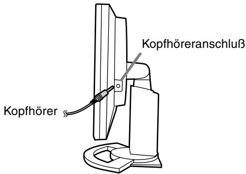 SHARP LL-T1520 - Anschluss von Kopfhörern (im Handel erhältlich) - 1