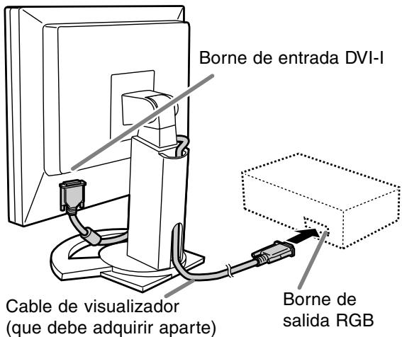 SHARP LL-T1520 - Cuando haga la connexion a un borne de salute RGBanalogica: - 1