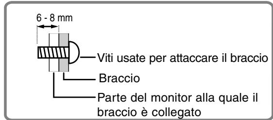 SHARP LL-T1620 - Come collegare il braccio oppure il supporto - 4
