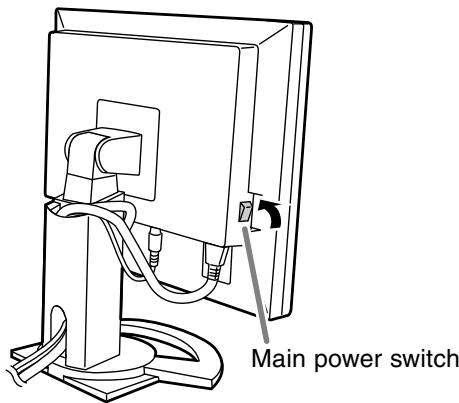 SHARP LL-T1620 - Turning the power on - 1