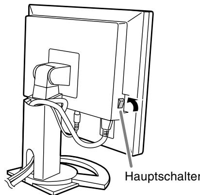 SHARP LL-T1620 - Einschalten des Monitors - 1
