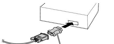 SHARP LL-T1820-B - Raccordement analogue RVB - 2