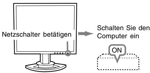 SHARP LL-T1820-B - Einschalten des Monitors - 2
