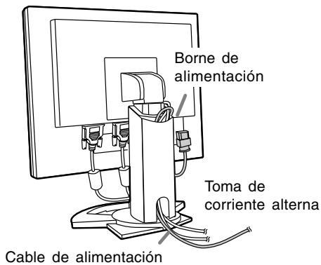 SHARP LL-T1820-B - Conexión del monitor a una toma de corriente - 1