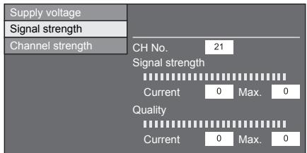 SHARP LC-46LE810E - Checking signal strength - 1