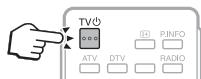 SHARP LC-46LE810E - Switching on from standby - 2