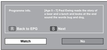 SHARP LC-46LE810E - Timer setup using EPG - 1