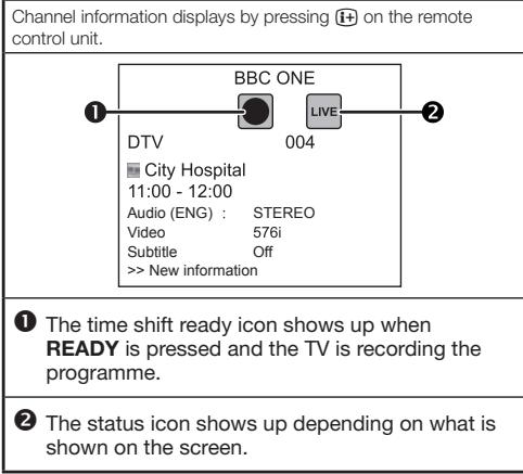 SHARP LC-46LE810E - Display information regarding time shift - 1