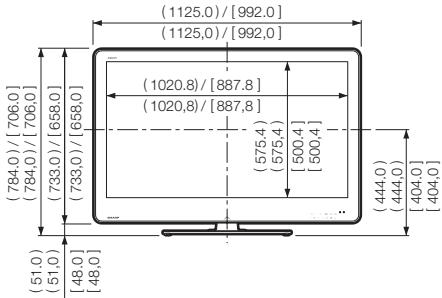 SHARP LC-46LE810E - NOTE - 1