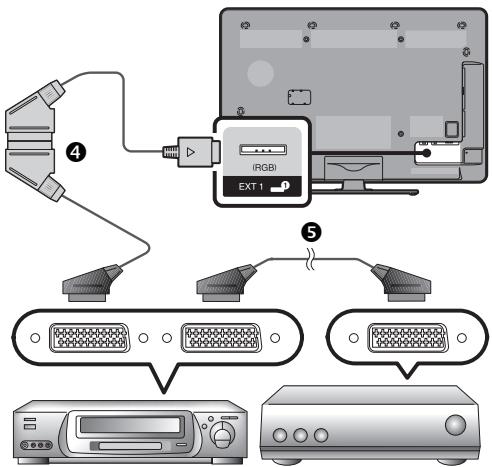 SHARP LC-46LE810E - Example of connectable devices - 1
