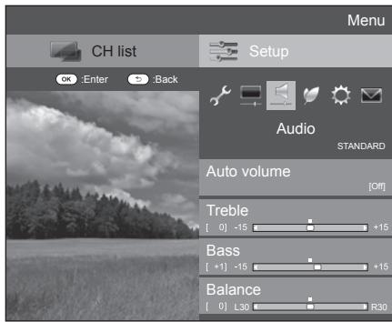 SHARP LC-46LE810E - Audio settings - 1