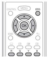 SHARP LC-46LE810E - Display/Close the EPG screen - 1