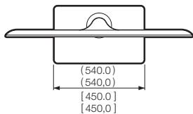 SHARP LC-46LE820E - Dimensional drawings - 6