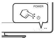 SHARP LC-46LE820E - Switching on from standby - 1