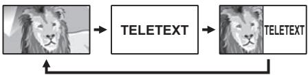 SHARP LC-46LE820E - Turning teletext on/off - 1
