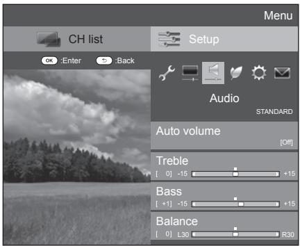 SHARP LC-46LE820E - Audio settings - 1