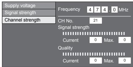 SHARP LC-46LE820E - - Checking channel strength - 1