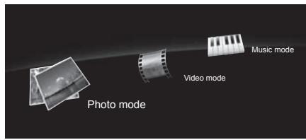 SHARP LC-46LE820E - Selecting modes and drives/servers - 1