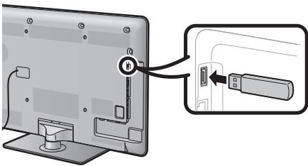SHARP LC-52LE822E - Пд'еднаньnpстpoU USB - 1