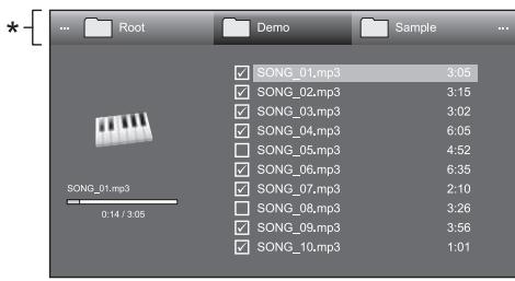 SHARP LC-LU820E - Selecting the BGM - 1