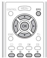 SHARP LC-LU820E - - Display/Close the EPG screen - 1