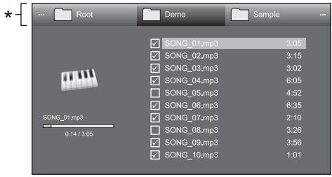 SHARP LC-LU820E - Music mode - 1