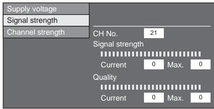 SHARP LC-LU820E - - Checking signal strength - 1